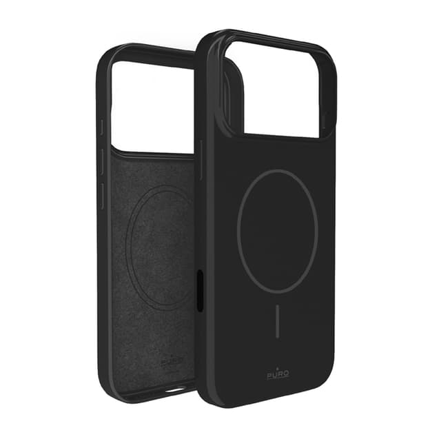 Puro Telefontaske til iPhone 17 Pro Magsafe Polycarbonat Pulse - Sort