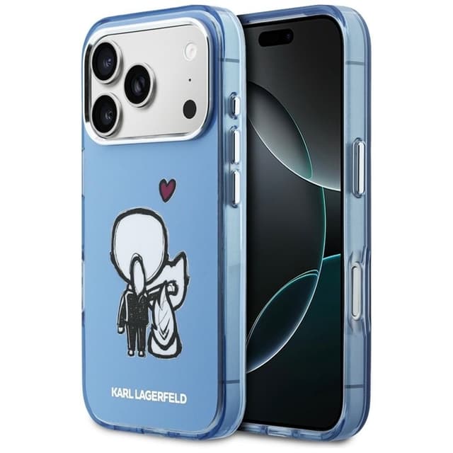 Karl Lagerfeld Mobilskal För iPhone 17 Pro Magsafe Karl & Choupette Back Logo