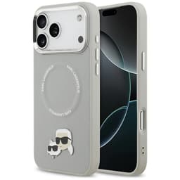 Karl Lagerfeld Mobilskal till iPhone 17 Pro MagSafe Karl Och Choupette Pins