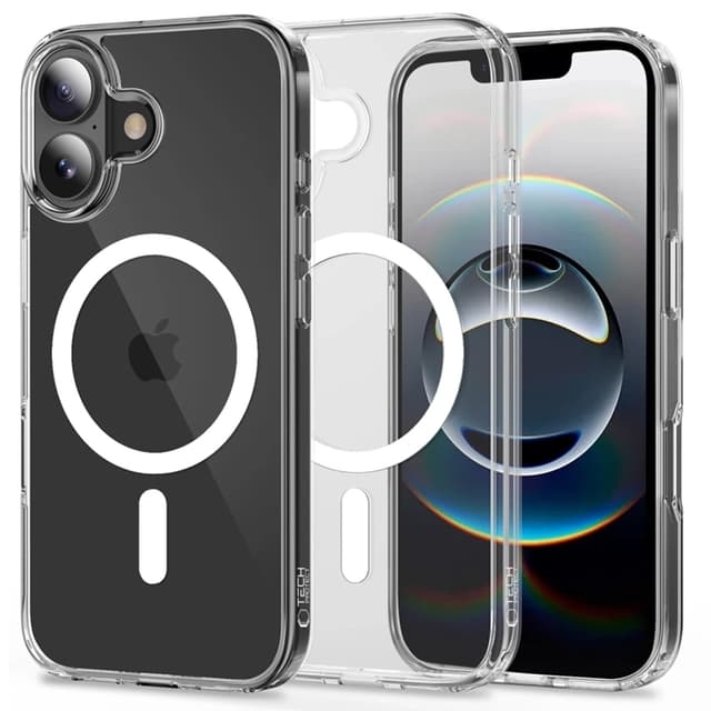 Tech-Protect Mobilskal till iPhone 17 Magsafe Flexair Hybrid - Clear