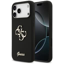 Guess Mobilskal till iPhone 17 4G Big Logo Cord Stap Crossbody - Brun