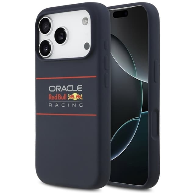 Red Bull Telefontaske til iPhone 17 Pro Magsafe Vandret Centreret Logo Navy