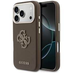 Guess Mobilskal iPhone 17 Pro FW Resin Logo - Brun