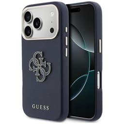 Guess Mobilskal iPhone 17 Pro FW Resin Logo - Blå