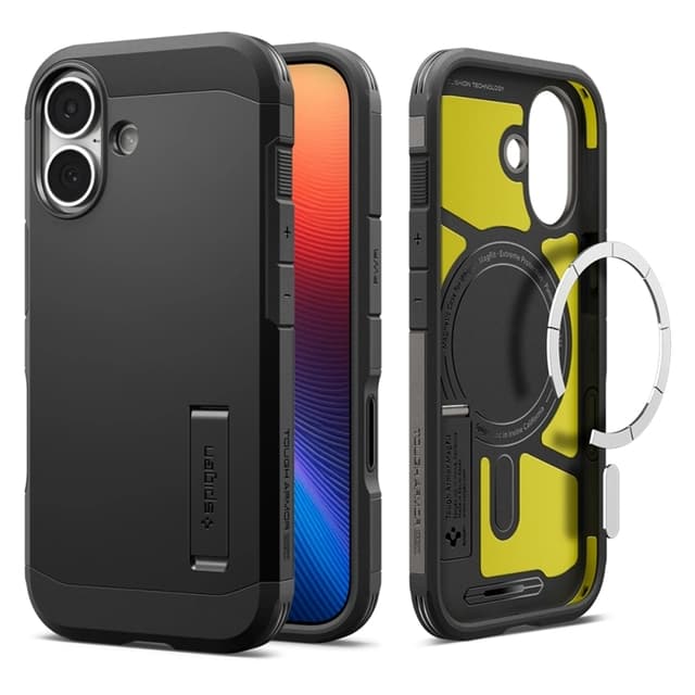 Spigen Mobilskal till iPhone 17 Magsafe Tough Armor - Svart