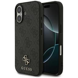 Guess Mobilskal till iPhone 17 MagSafe 4G Small Classic Logo - Svart