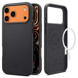 Spigen Mobilskal för Apple iPhone 17 Pro MagSafe Silikon Fit - Svart
