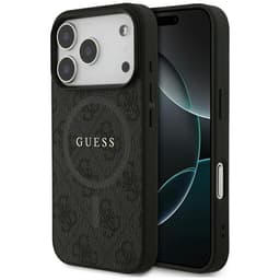 Guess Mobilskal till iPhone 17 Pro MagSafe 4G Ring Classic Logo - Svart