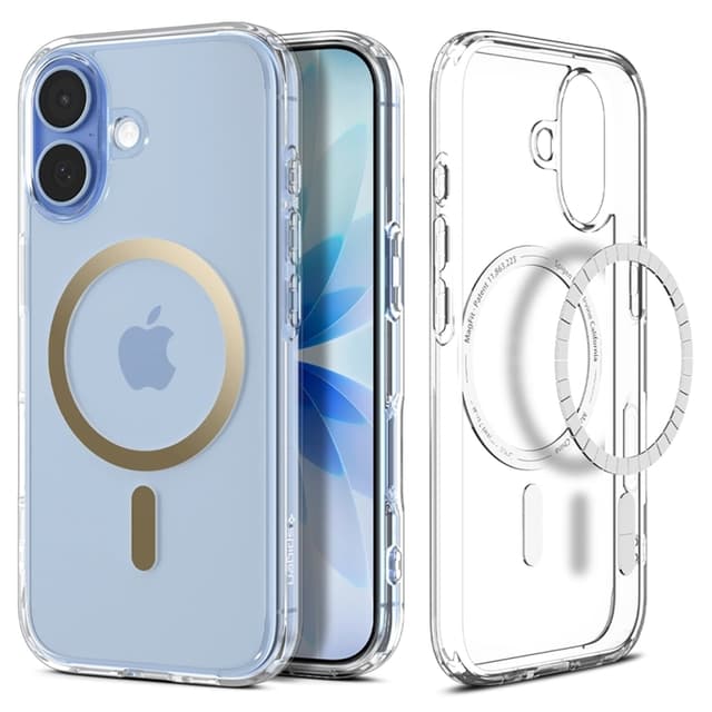 Spigen Mobilskal till iPhone 17 Magsafe Ultra Hybrid - Clear/Guld