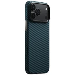 PITAKA Telefontaske til iPhone 17 Pro MagSafe Ultra-Slim - Sort/Blå
