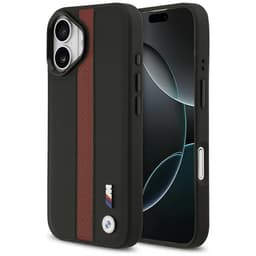 BMW Mobilskal till iPhone 17 Magsafe Perforated Stripe Logo - Röd