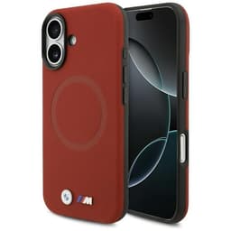 BMW Mobilskal till iPhone 17 MagSafe M FW Metal Logo - Röd