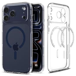 Spigen Mobilskal till iPhone 17 Pro Ultra Hybrid Magsafe - Clear/Deep Blue