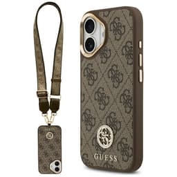 Guess Mobilskal till iPhone 17 MagSafe 4G Strass Logo & Big Strap