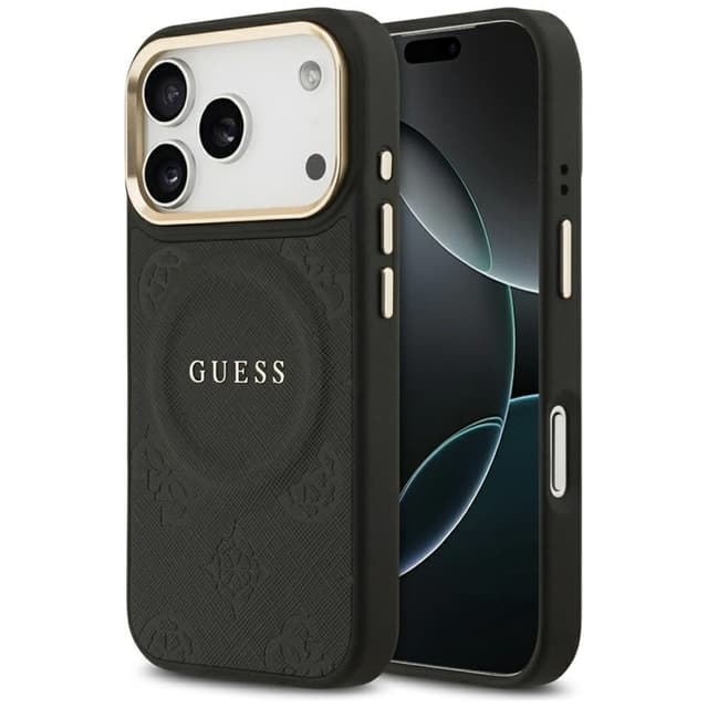 Guess Mobilskal till iPhone 17 Pro Magsafe Peony Hot Stamp