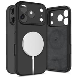 Tech-Protect Mobilskal till iPhone 17 Pro Magsafe Silikon - Svart