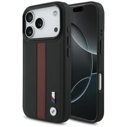 BMW Mobilskal till iPhone 17 Pro MagSafe M Perforated Stripe Logo - Röd