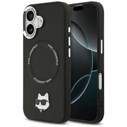 Karl Lagerfeld Mobilskal till iPhone 17 MagSafe Choupette Pin - Svart