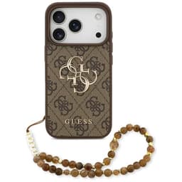 Guess Mobilskal till iPhone 17 Pro 4G Strap 4G Classic Logo - Brun