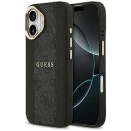 Guess Mobilskal till iPhone 17 Magsafe Stripe - Svart
