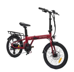 Virum 2026 – Foldbar Ultralet El-Cykel 36V 10Ah – Sangria Rød