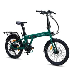 Virum 2026 – Hopfällbar Ultralätt E-Cykel 36V 10Ah – Brittiskt Racinggrön