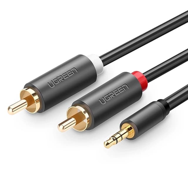 Ugreen Aux till 2xRCA 2m Kabel 3.5 mm mini jack