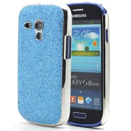 Sparkle Bagcover til Samsung Galaxy S3 mini i8190 (Blå)