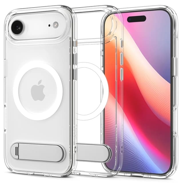 Spigen Mobilskal till iPhone Air Magsafe Kickstand Ultra Hybrid - Vit