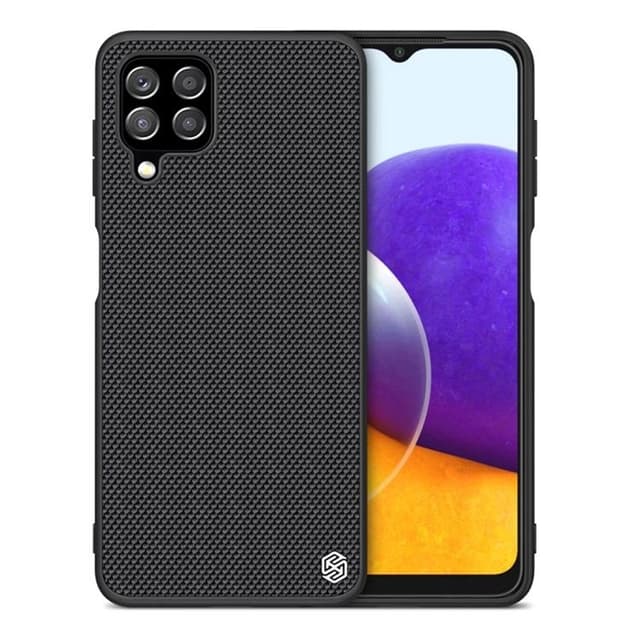 Nillkin Tekstureret Cover Til Samsung Galaxy A22 4G - Sort