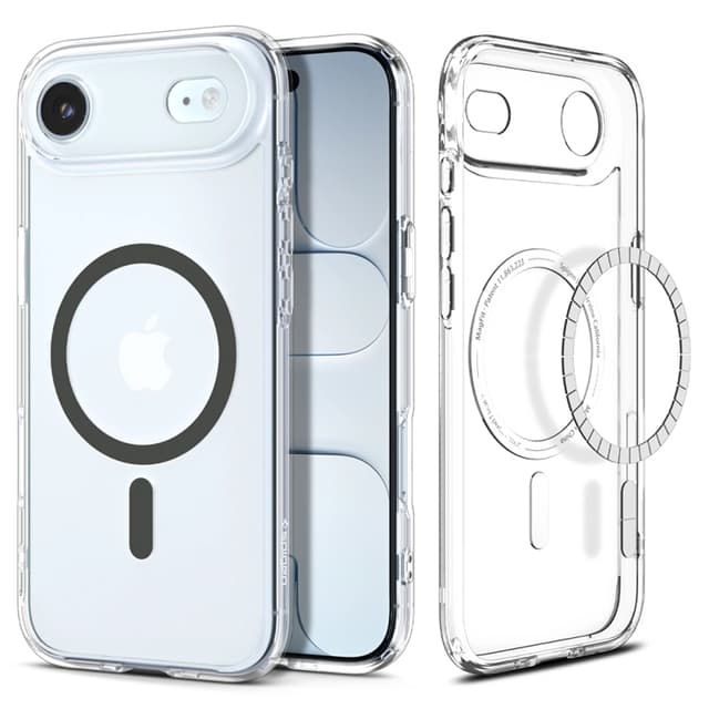Spigen Mobilskal för Apple iPhone Air MagSafe Ultra Hybrid - Clear Graphite