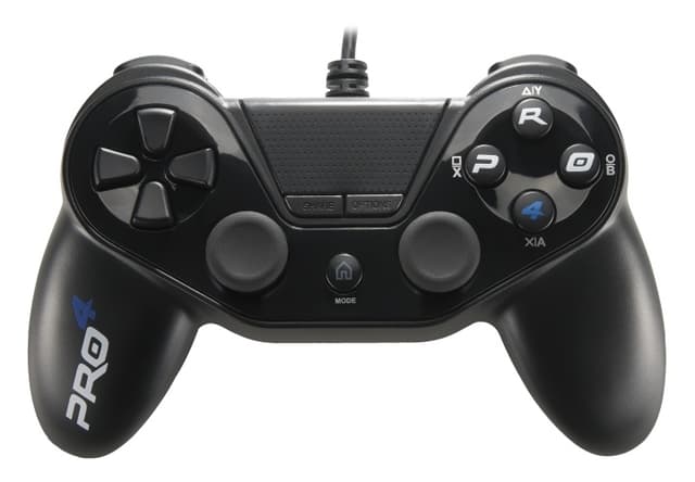 SuBsonic PS4 Pro4 Controller med ledning, sort