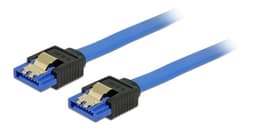 DeLOCK SATA-kaapeli, suorat liittimet, SATA 6Gb/s, 0,2m, sininen