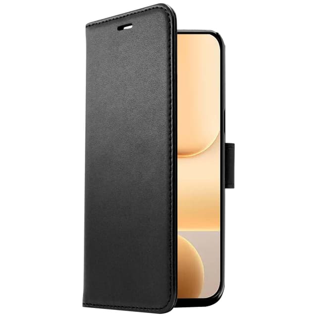 Honor 600 Lite Screenor Smart lommebokdeksel (sort)