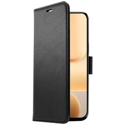 Honor 600 Lite Screenor Smart lommebokdeksel (sort)