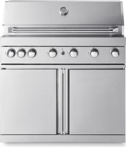 Stainless Collection - Fritstående gasgrill med 6 blus og infravarme