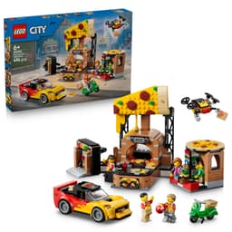 LEGO City Pizzeria med udbringningsfartøjer 60496