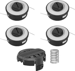 Trimmerhodesett - 4 spoler + 1 deksel + 1 fjær, kompatibelt med Stihl FSA 57 FSE52