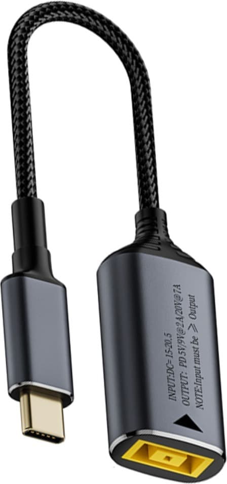 140W USB-C Hane till Lenovo Slim Tip (Fyrkantig) Adapter - Ladda Dina Enheter