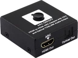 4K HDMI til HDMI ARC Lyduttrekkeradapter med CEC-støtte