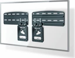 Nedis Fast TV väggfäste | 43 - 85 "" | Maximal skärmvikt som stöds: 60 kg | Minsta väggdistans: 7.50 mm | Stål | Svart
