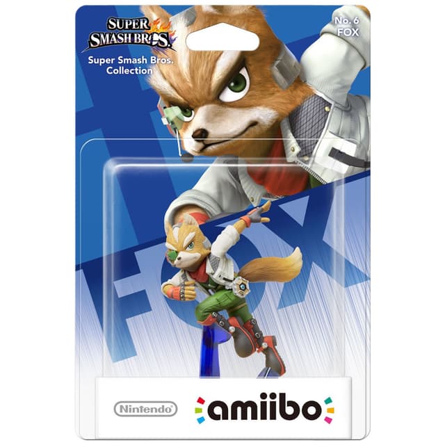 Amiibo Super Smash Bros. actionfigur (Fox nr. 6)