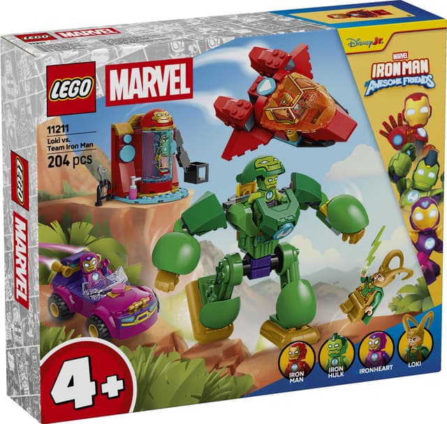 LEGO ǀ Marvel Iron Man og hans utrolige venner Loke mod Team Iron Man 11211