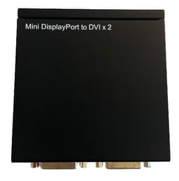 Mini DisplayPort to DVI Splitter, Two DVI-I outputs, Full HD, 2,2 Gbps
