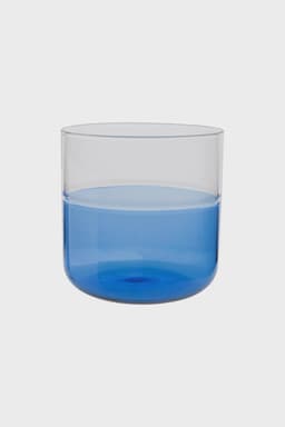 Glas Rainbow Blå