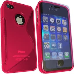 Wave FlexiCase Cover til iPhone 4S/4 (PINK)