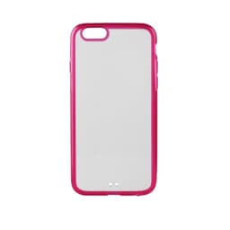 Xqisit iPlate Odet Skal till iPhone 6 / 6S  - Rosa/Transparent