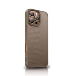 Wozinsky Telefontaske til Galaxy S25 Plus MagSafe Kulfiber - Brun