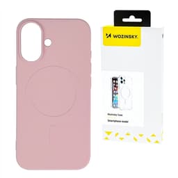 Wozinsky telefontaske til Galaxy S25 Ultra Magsafe magnetisk silikone - lyserød