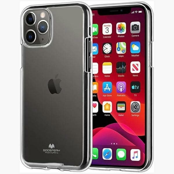 Mercury Telefontaske til iPhone 11 Jelly - Gennemsigtig